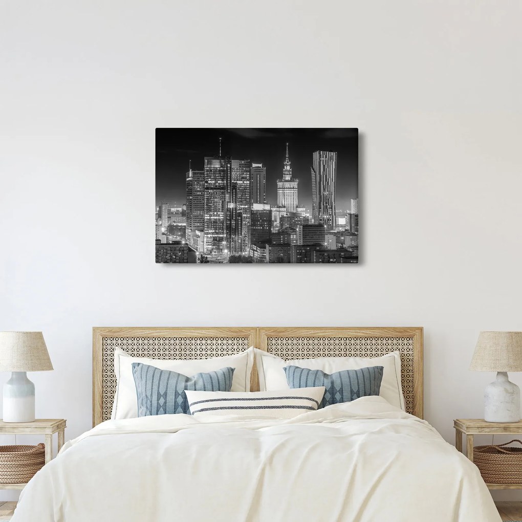Obraz - Čiernobiely New York (90x60 cm)