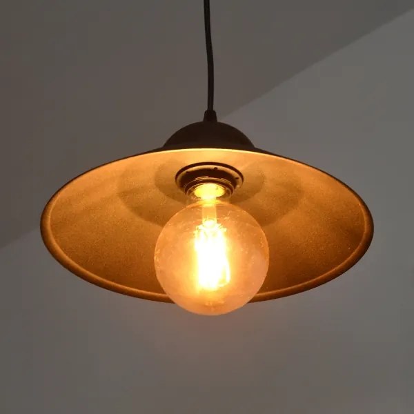 Luster na lanku SORAPIS 1xE27/15W/230V čierna