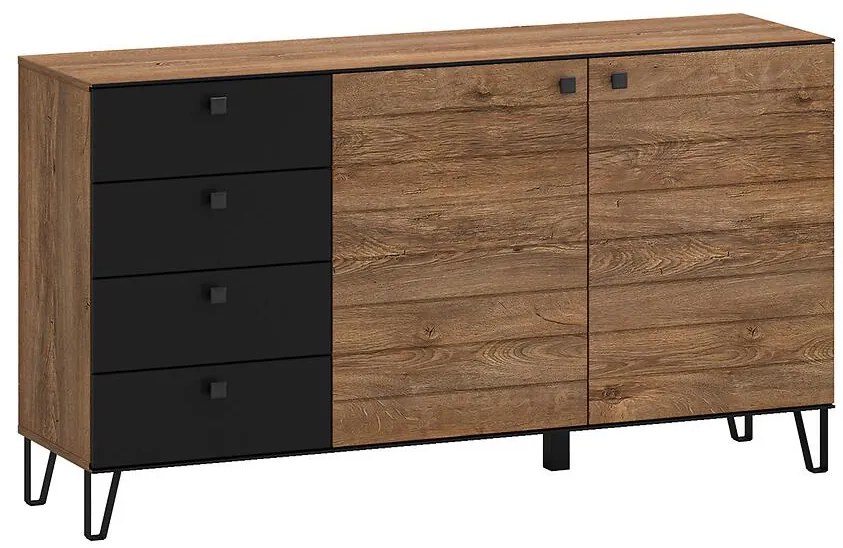 Komoda 2D4S Weil E dub burgund