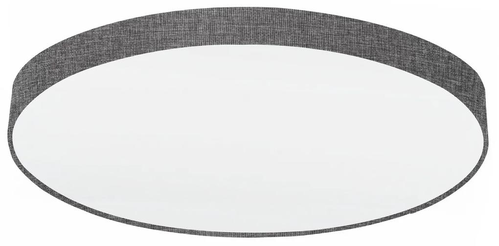 EGLO Stropné svietidlo PASTERI, okrúhle, 7xE27, 60W, 98cm, okrúhle, sivé
