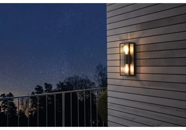 Eglo 98273 - Vonkajšie nástenné svietidlo ALAMONTE 2xE27/60W/230V IP44