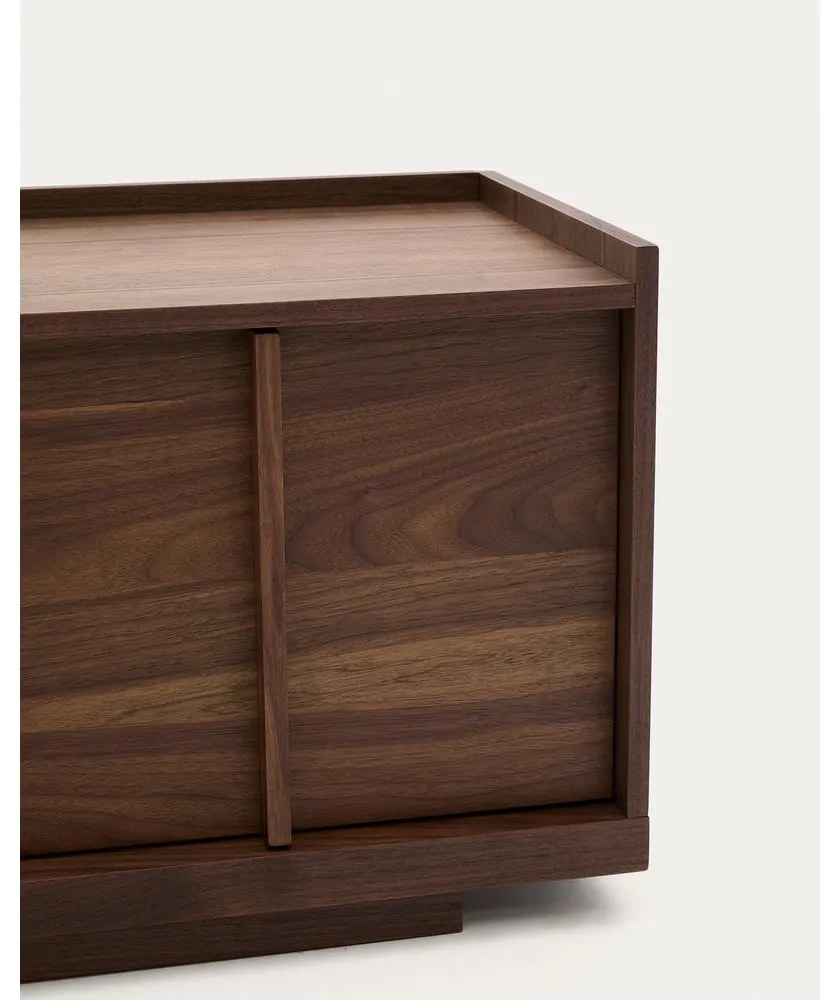 Hnedý TV stolík v dekore orecha 200x47x40 cm Onix – Kave Home