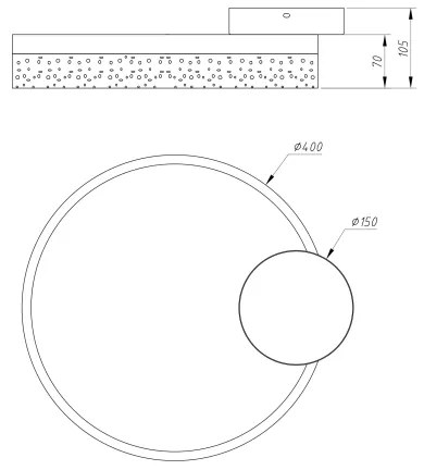 Globo 68225-24 - LED Stropné svietidlo SMITTY LED/24W/230V