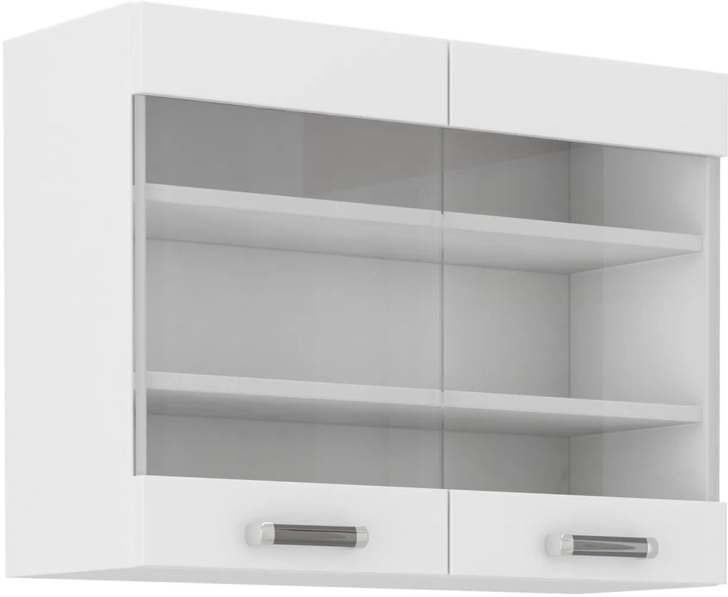 Čiernobiela kuchynská linka Omega - 240 cm