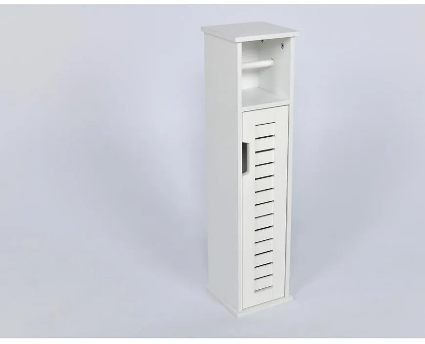 Skrinka na toaletný papier biela