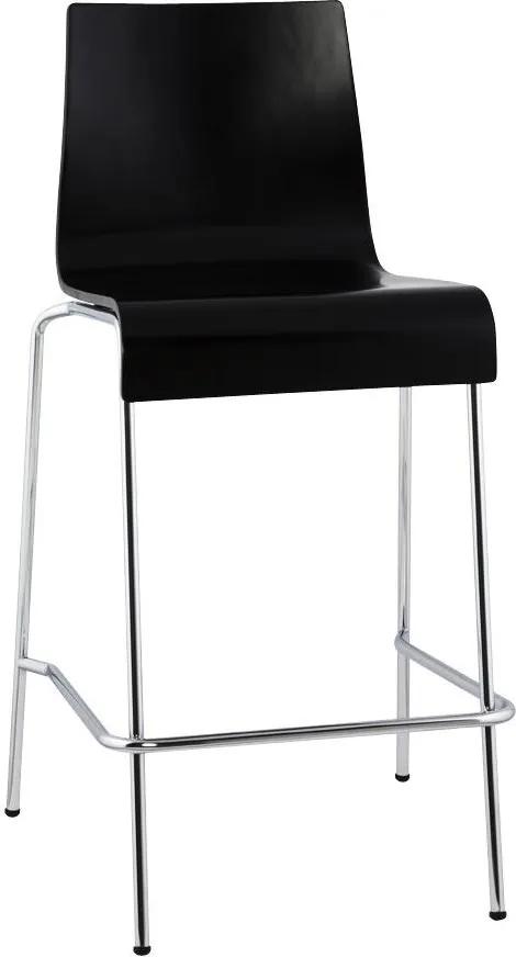 Moderná barová stolička Henry čierna