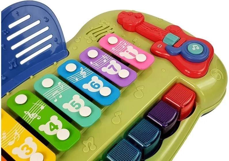 LEAN Interaktívny detský klavír - piano, činely