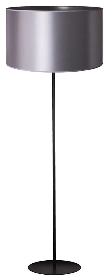 Duolla - Stojacia lampa CANNES 1xE27/15W/230V pr. 45 cm strieborná/čierna