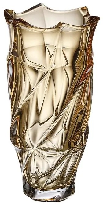 BOHEMIA FLAMENCO AMBER VÁZA 300 MM