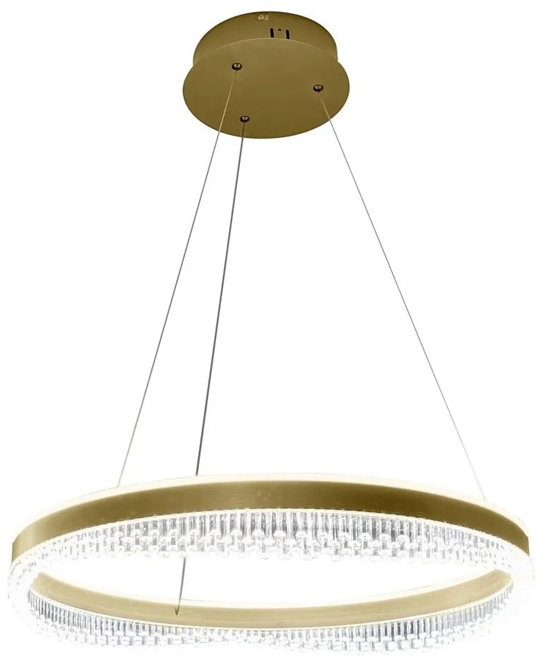 Milagro LED Luster na lanku PRECIOSA LED/52W/230V pr. 60 cm zlatá MI2537