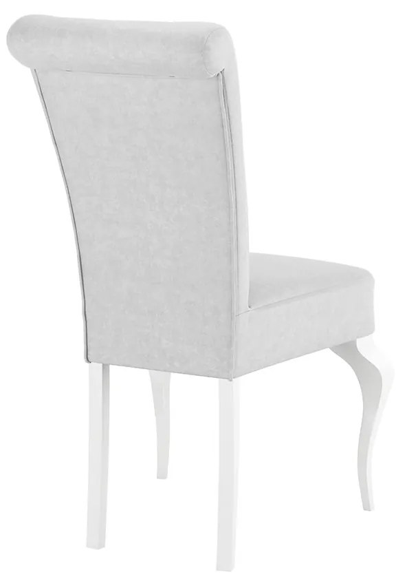 Jedálenská stolička ST63, Dostupné poťahy: Magic Velvet 2258, Farby: biela