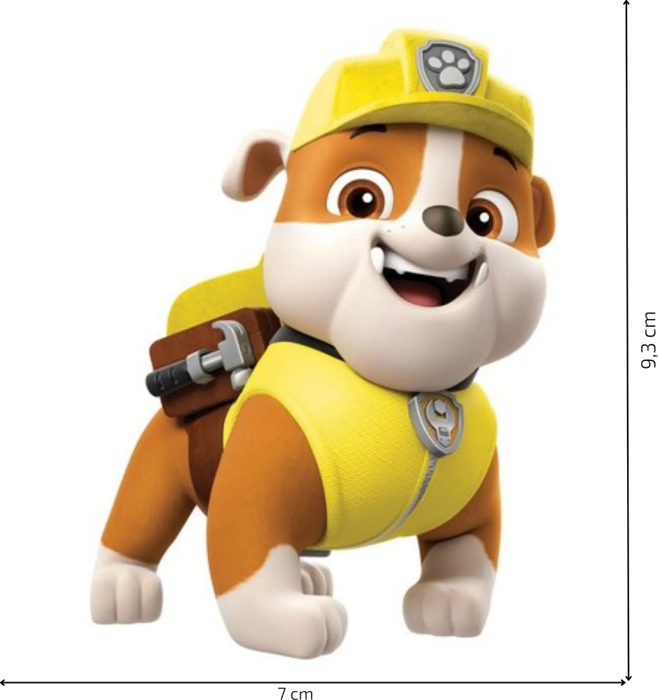 PIPPER. PAW Patrol - Rubble - nálepka nad vypínač