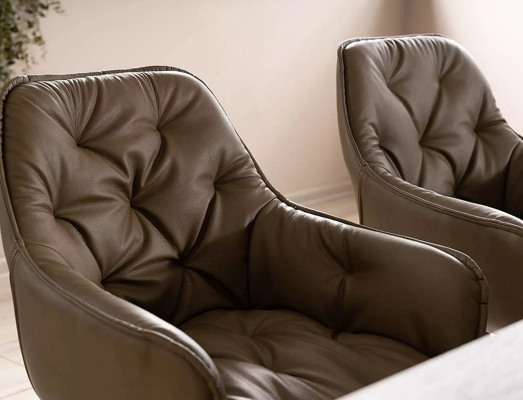 SI Stolička Cherry Buffalo olivový