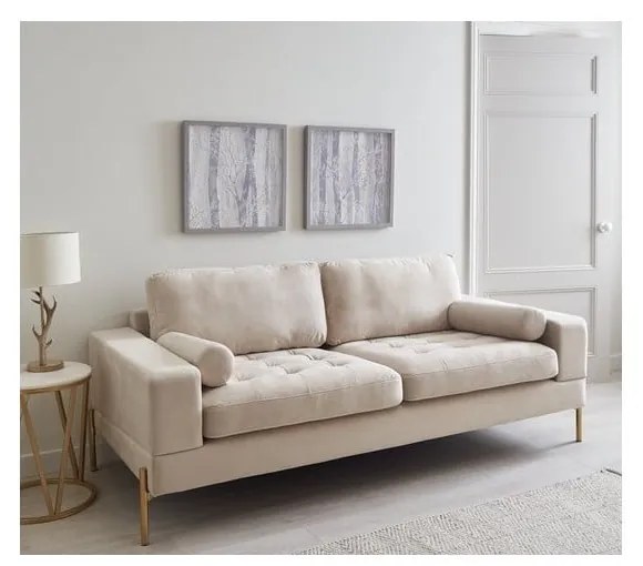 Béžová pohovka 200 cm Versailles – Ropez