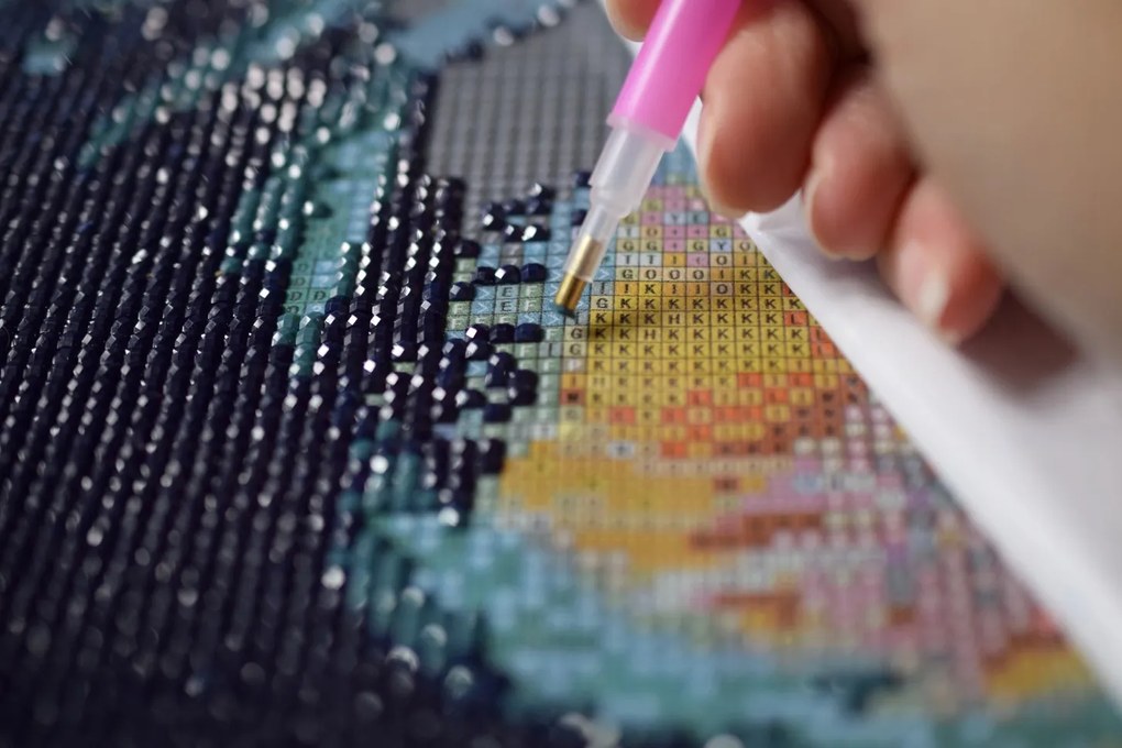 HUR DIAMANTOVÁ VYŠÍVACÍ MOZAIKA DIAMANTOVÁ MALBA 5D 50X100CM