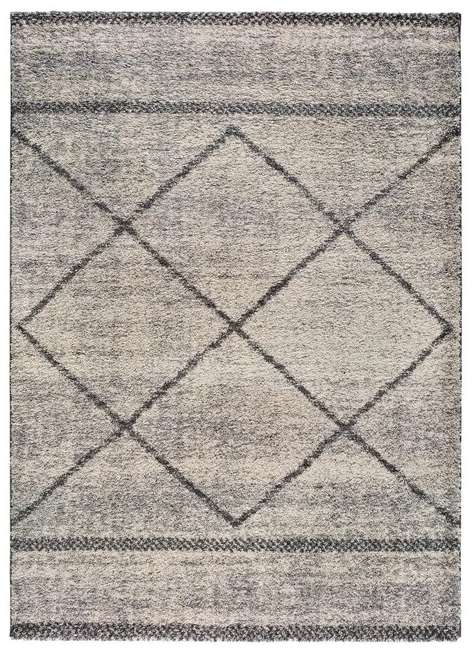 Sivý koberec Universal Kasbah Gris, 160 x 230 cm