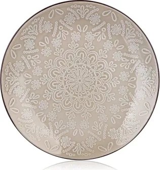 Plytký tanier Shape 27 cm, krajkový vzor%