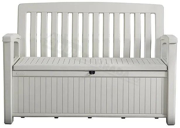 Záhradná lavica Keter Patio White 227 L