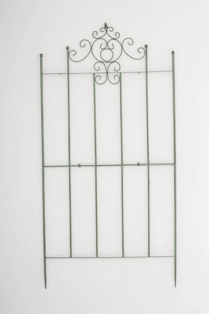 Mriežka na popínavé rastliny Paula - 180 x 85,5 cm - Zelená antik