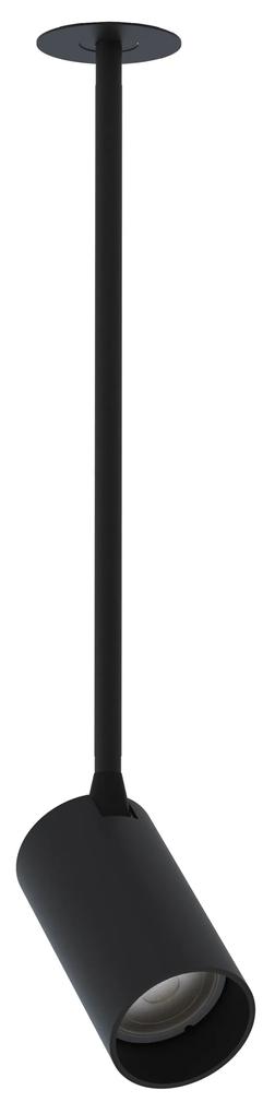 NOWODVORSKI Zápustné závesné LED bodové osvetlenie MONO SURFACE LONG M, 1xGU10, 10W, čierne