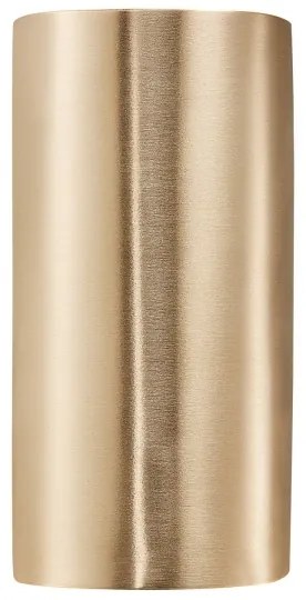 Nordlux - Vonkajšie nástenné svietidlo CANTO 2xGU10/28W/230V IP44 mosadz