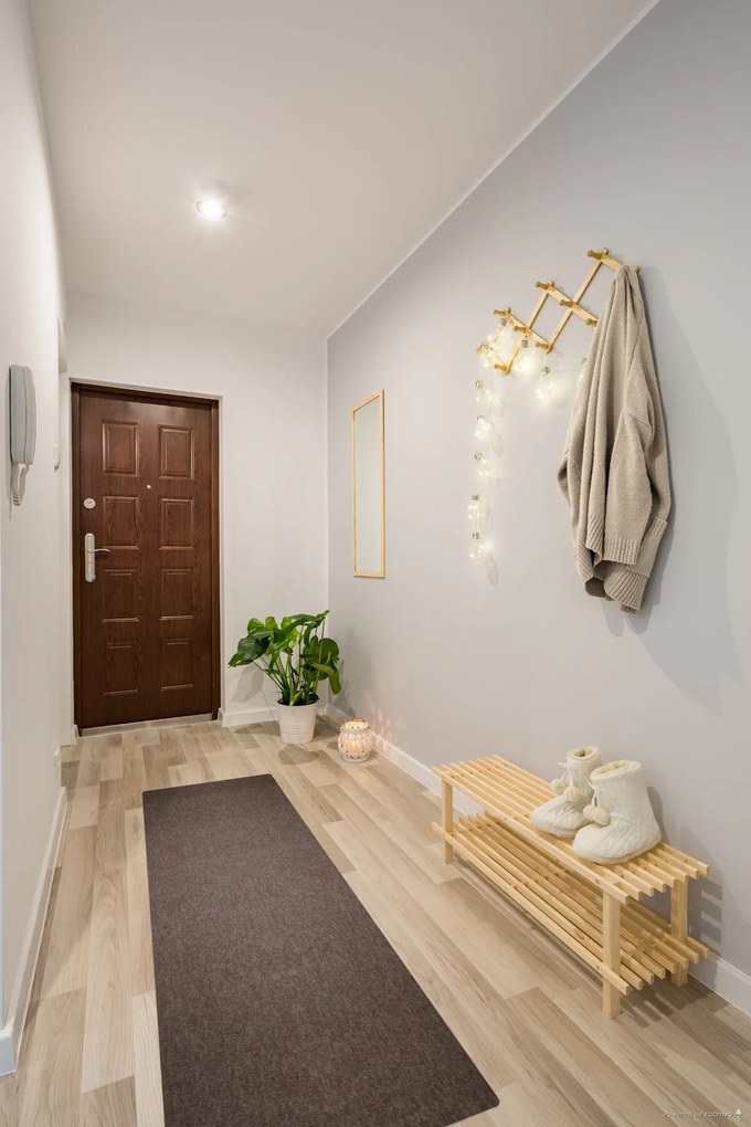 Vopi, Behúň na mieru Astra hnedý, šíre 80 cm, hnedá, chodba / predsieň