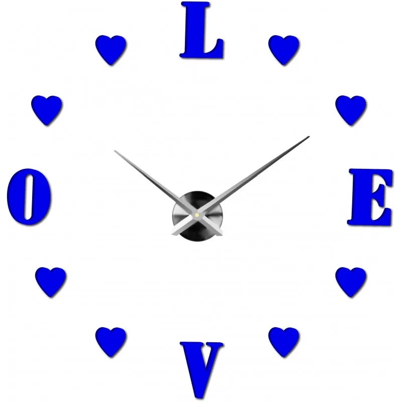 Moderné nalepovacie nástenné hodiny | 3D hodiny 12S011-Wanduhr