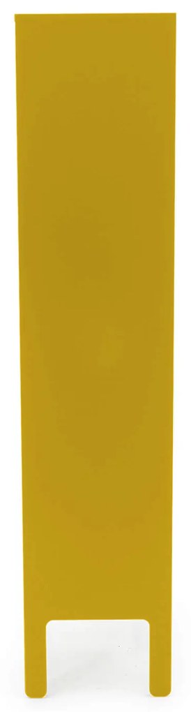 Vitrína nuo 76 x 178 cm horčicová MUZZA