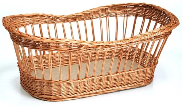 Kôš pre bábätko prútený Kind II.š. 95 x hl. 56 x v. 28/36(cm)