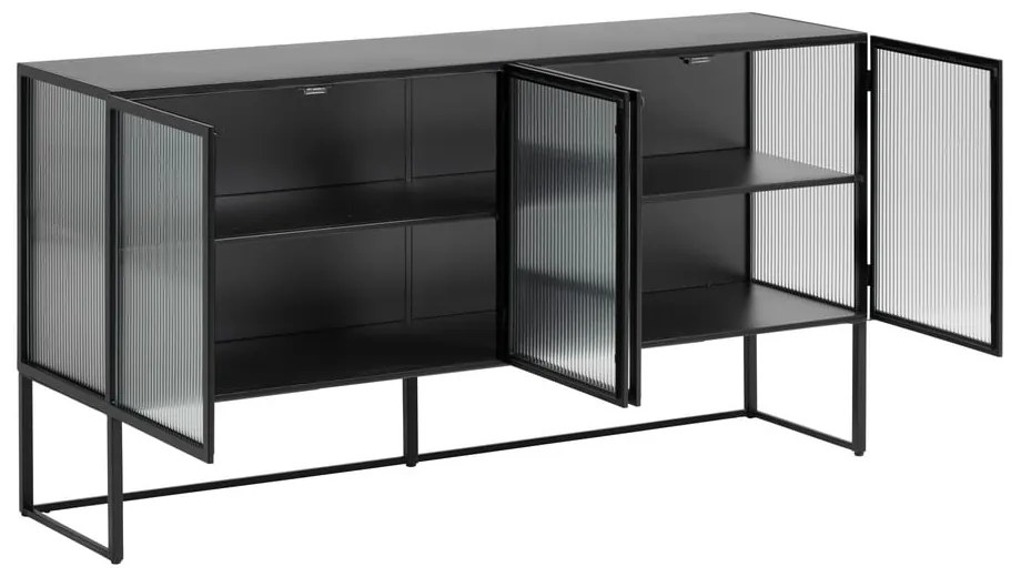 Čierna komoda Kave Home Trixie