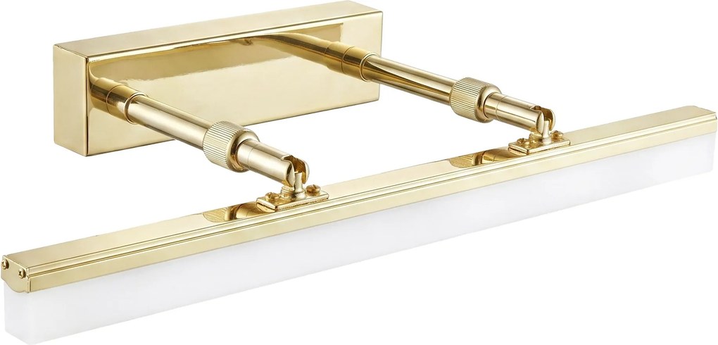 Toolight Toolight, LED nástenné svietidlo, 40cm, 6W, 4000K, 1000lm, APP1872-1W, Zlatá, OSW-60985
