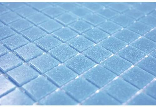 Sklenená mozaika GMA30 uni modrá 30,5x30,5 cm