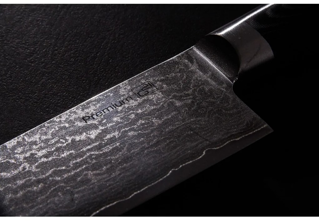 Sada nožov G21 Damascus Premium v bambusovom bloku 5 ks + brúsny kameň 6002299