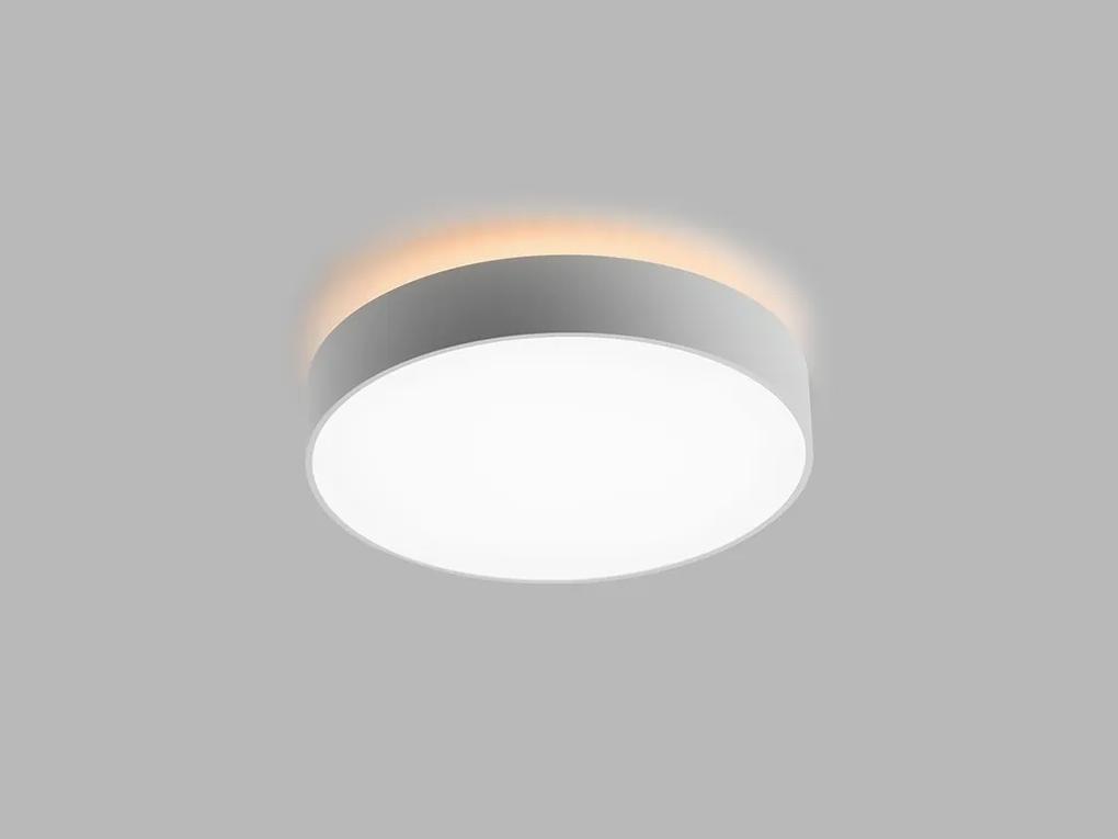 LED2 Prisadené stropné LED osvetlenie RINGO, 34+6W, teplá biela, okrúhle, biele