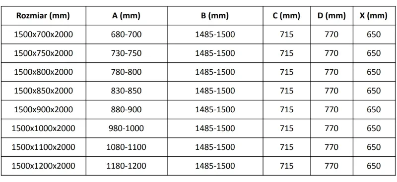 Mexen Velar, sprchový kút s posuvnými dverami 150(dvere) x 80(stena) cm, 8mm číre sklo, zlatá matná, 871-150-080-01-55