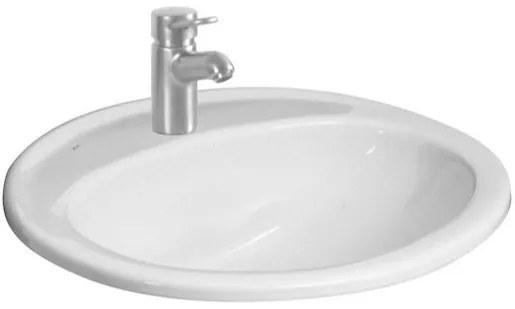 Zápustné umývadlo Jika Ibon 56x47,5 cm otvor pre batériu uprostred H8130110001041, 1 ks