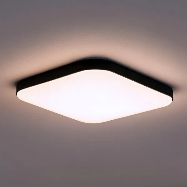 LED Stropné svietidlo NEMO LED/36W/230V 50x50 cm čierna