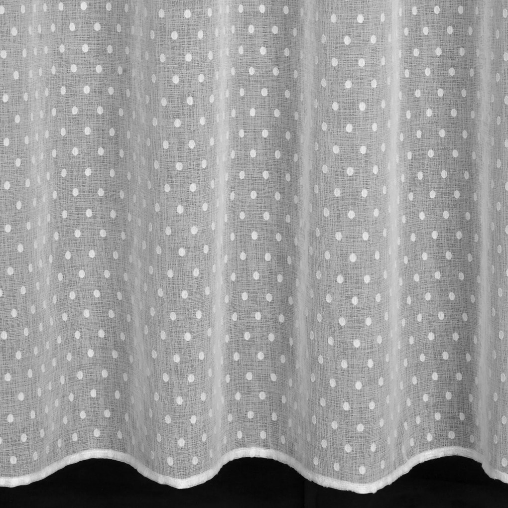 ZÁVES NA KRÚŽKOCH HANIA 140X250 CM BIELA