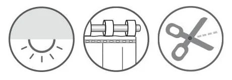 Bielo-zelená voálová záclona 135x245 cm – Sehlbach