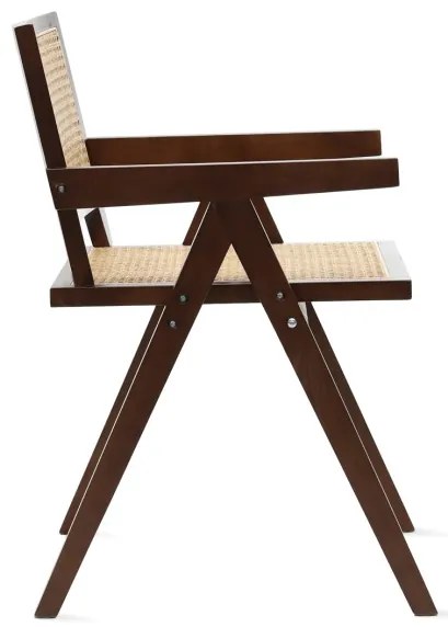 Stolička ROTIN drevená 834092