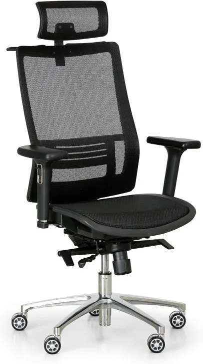 Kancelárska stolička, čierna