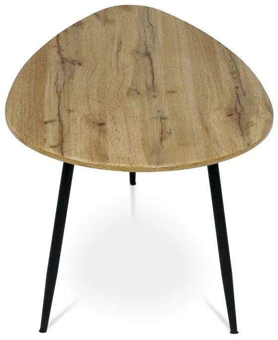 Autronic BONTEC Odkladací stolík 100x60cm, mdf, divoký dub, AF-3012 OAK Farba: Biela