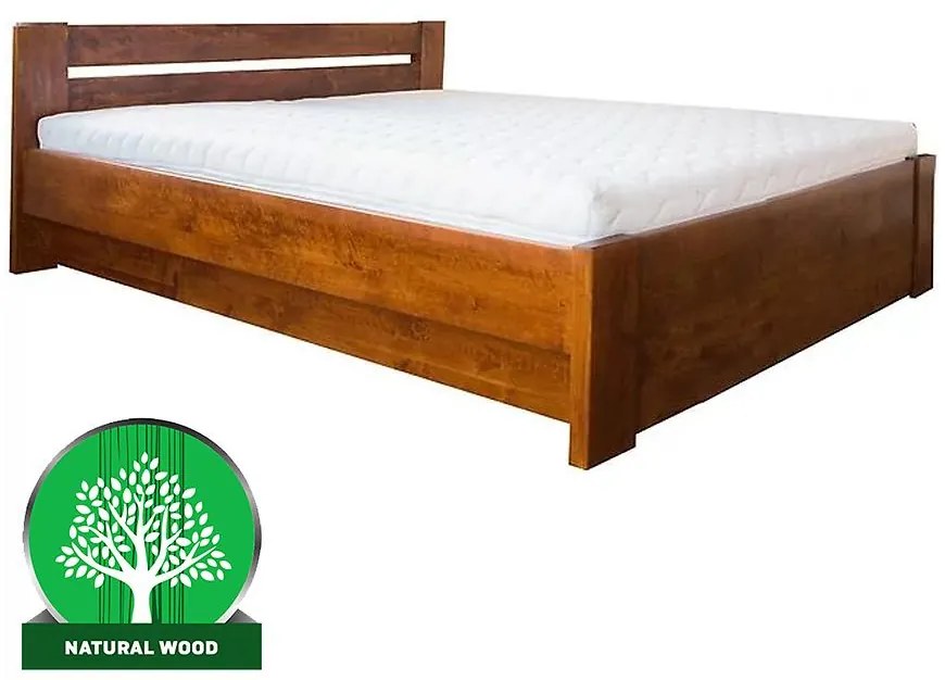 Posteľ drevené Lulea Plus 200x200 Jelša
