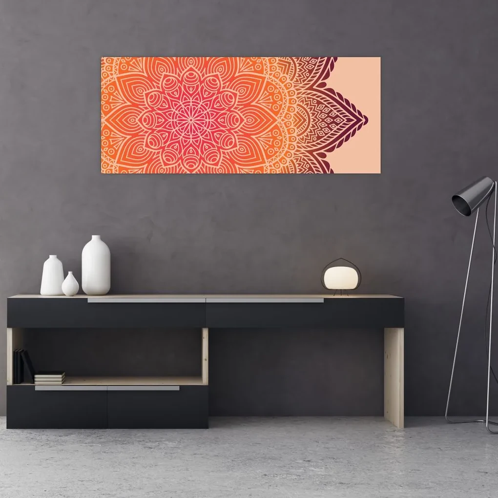 Obraz - Mandala umenia (120x50 cm)