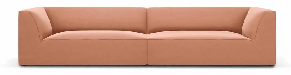 Štvormiestna zamatová pohovka Ruby 302 × 93 × 69 cm