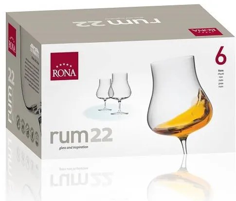 Rona Poháre RUM 220 ml, 6 ks