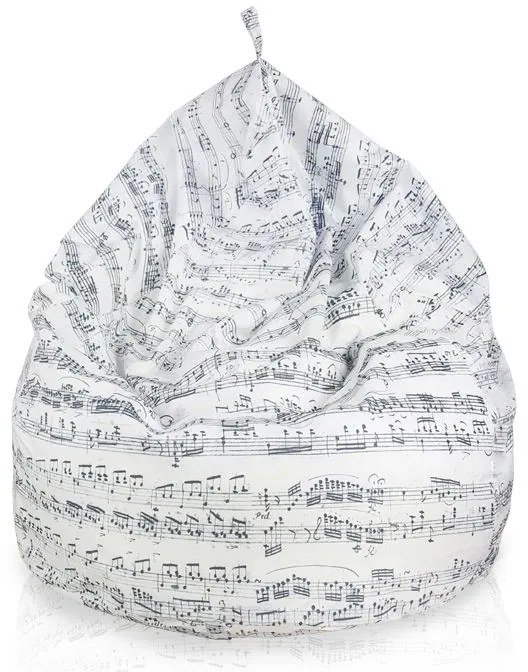 Sedací vak BAG Sako Design Music Veľkosť: XL