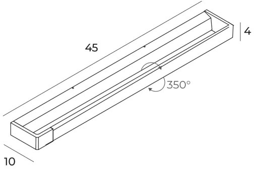 MAXLIGHT W0318 - LED Kúpeľňové nástenné svietidlo FLINK LED/12W/230V IP44 zlatá