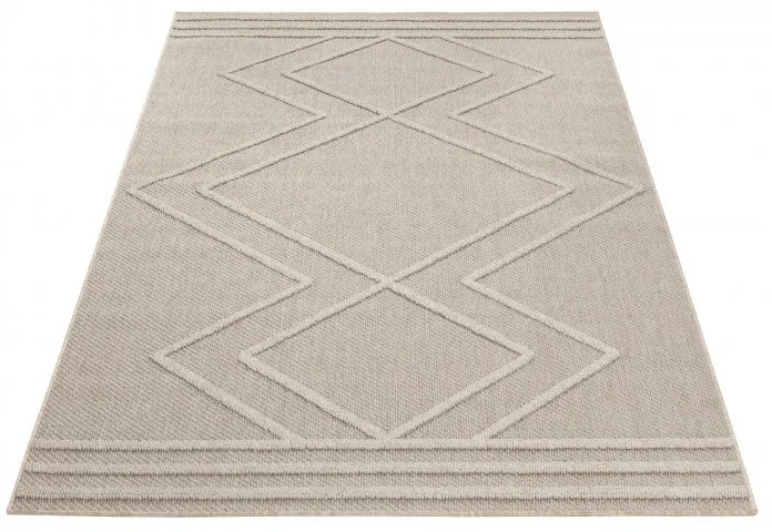 Kusový koberec Patara 4954 Beige – na von aj na doma, 120x170, béžová, chodba / predsieň, Ayyildiz