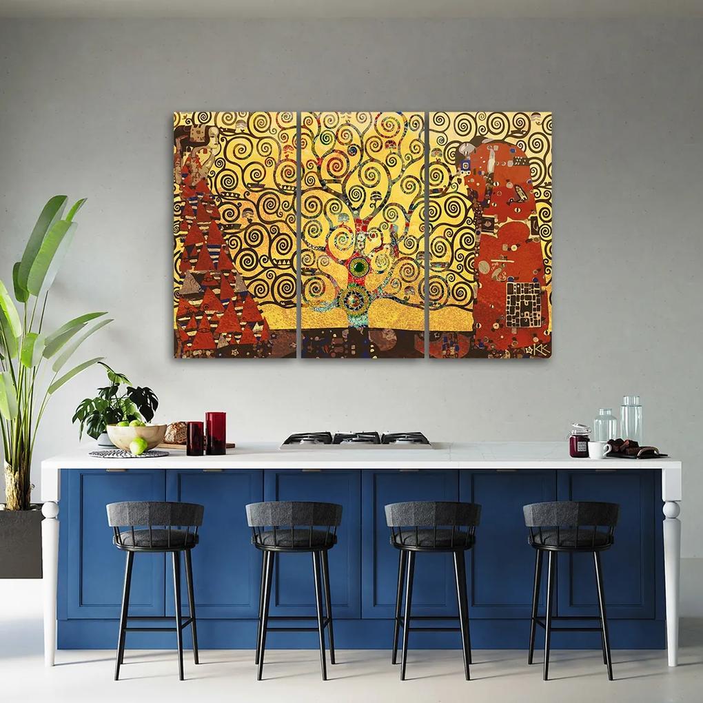 Obraz na plátně třídílný, Strom života - 150x100 cm